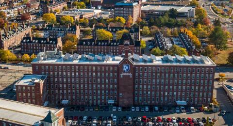 UNH Manchester campus aerial 