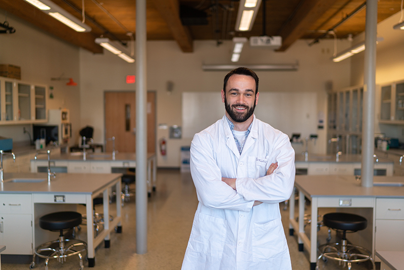 Biological sciences student Evan Boylan '18 finds path to Physician Assistant Studies graduate program