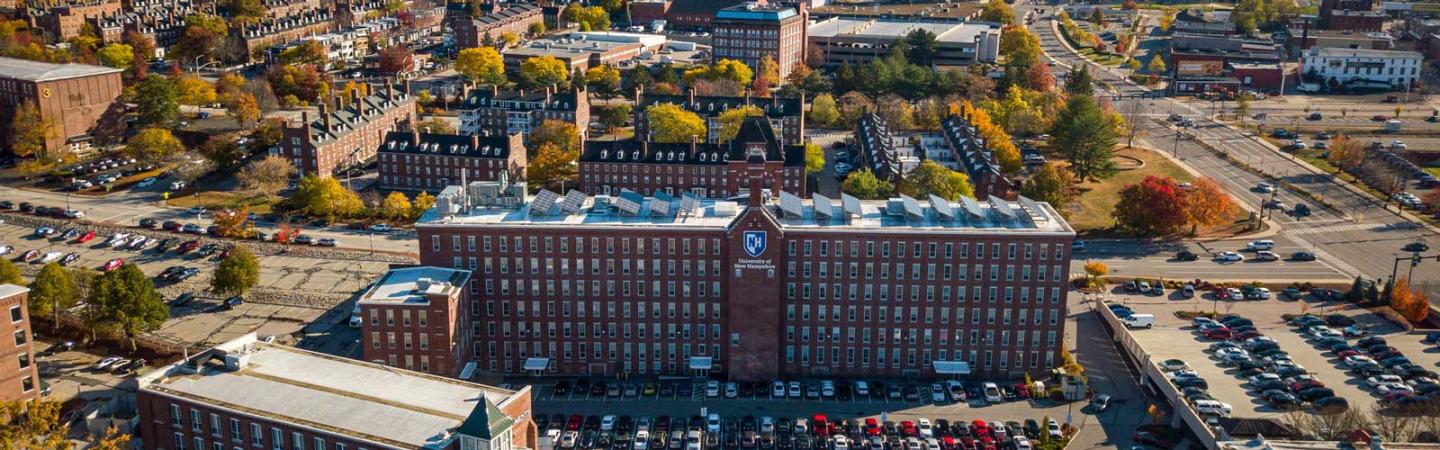 UNH Manchester campus aerial