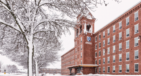 UNH Manchester snowy photo