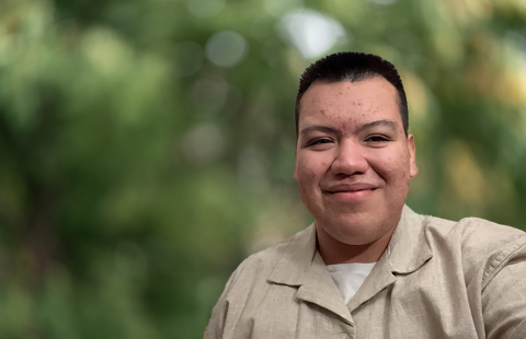 UNH Manchester business: accounting student Brandon Cuellar '26