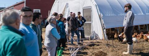 group on a farm