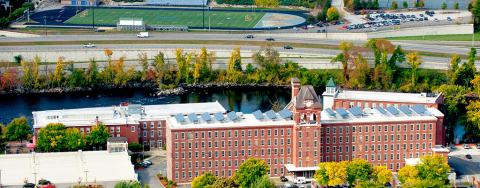 aerial of UNH Manchester