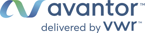 Avantor and VWR logo. Includes a stylized wave and the company names.