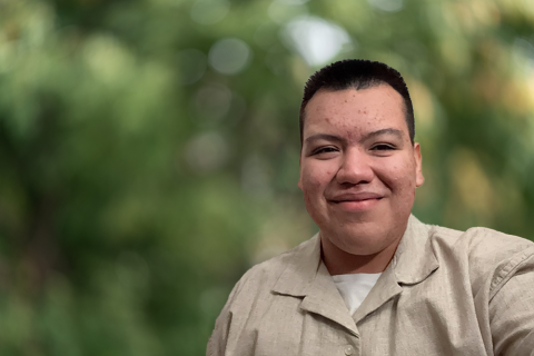 UNH Manchester business: accounting student Brandon Cuellar '26