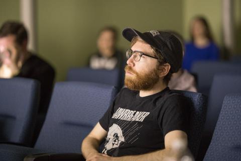 Chris Perez '18 at Waves Media