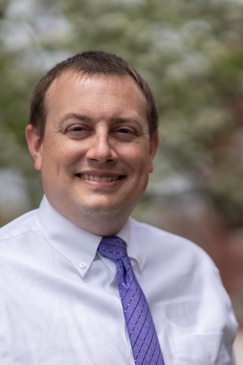 Headshot of Matthew Salter, director of student engagement at UNH Manchester